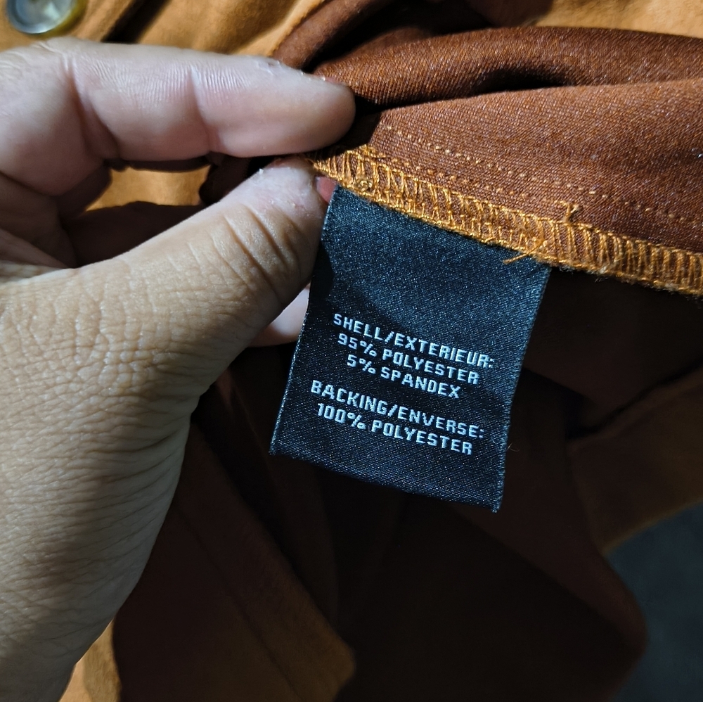 NWOT BAGATELLE COLLECTION Tan Suede Jacket - Picture 5 of 5